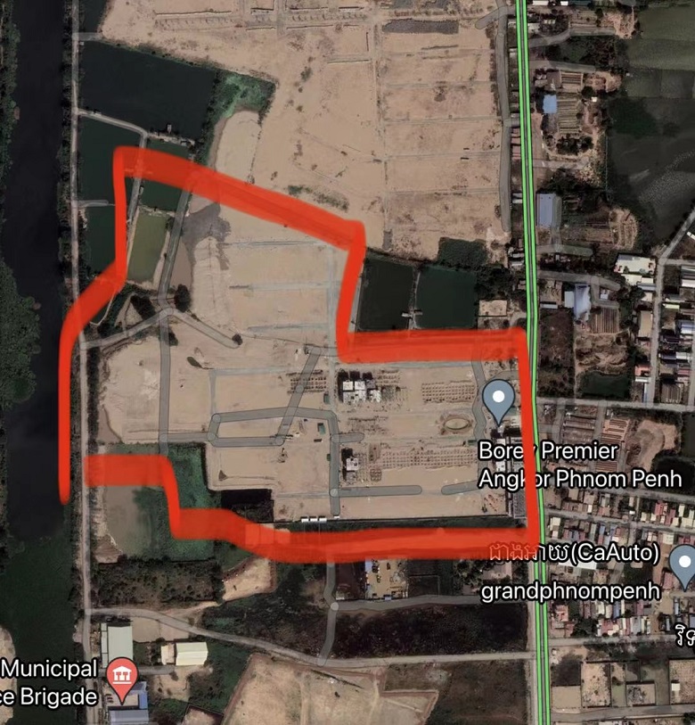 建圳達電纜-柬埔寨的Borey Angkor Phnom Penh項目地圖 建圳達電纜-柬埔寨的Borey Angkor Phnom Penh項目地圖