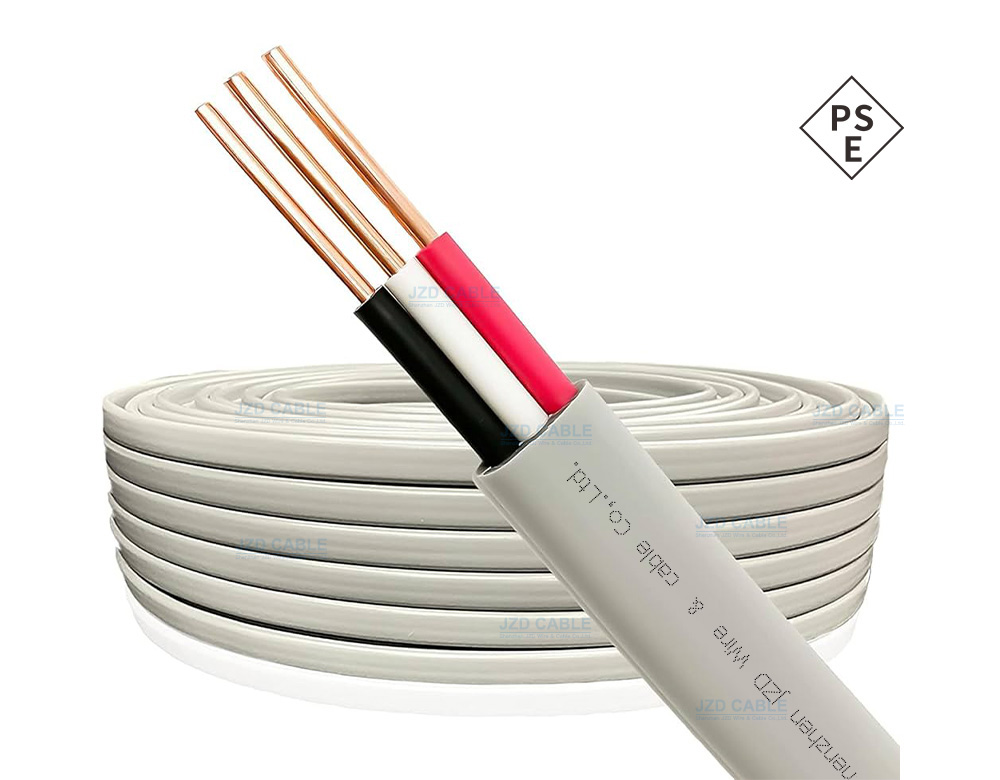 建圳達(dá)日本 VVF系列扁平電力電纜，住宅及建筑物屋內(nèi)配電用電線