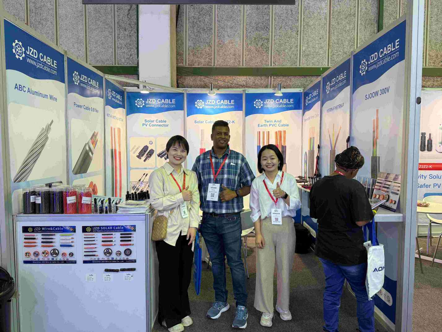 ??JZD電纜亮相非洲太陽能及儲能展 2025：6mm2光伏電纜性能實測引發行業關注?